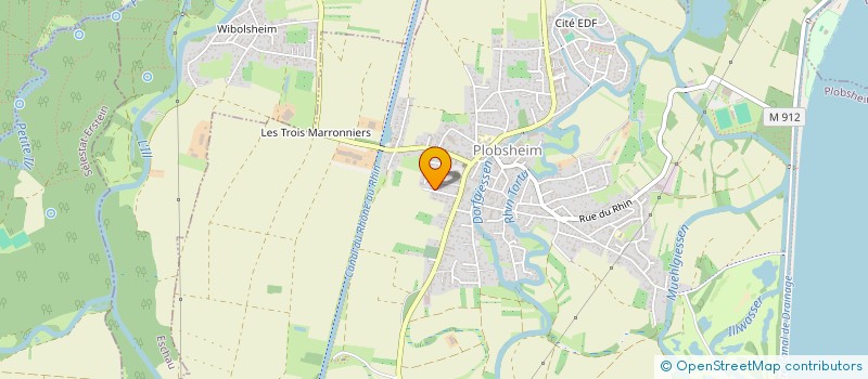 localisation de l'entreprise HERVE BAECHLER MAINTENANCE  PLOBSHEIM