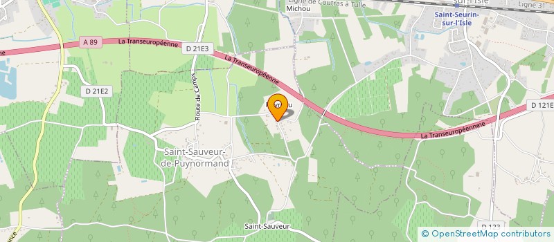 localisation de l'entreprise HERVE-BATI  SAINT-SAUVEUR-DE-PUYNORMAND