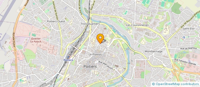 localisation de l'entreprise HERVE BREMAUD à POITIERS