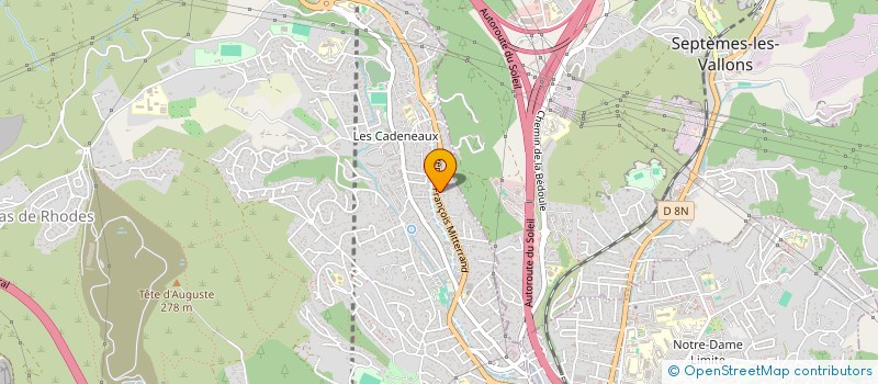 localisation de l'entreprise HERVE CARRELAGES à LES PENNES-MIRABEAU