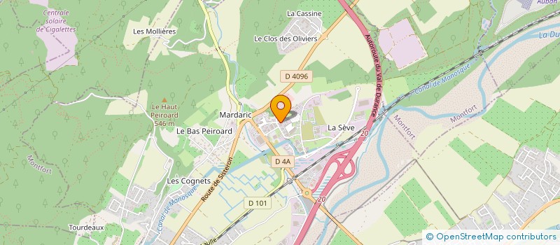 localisation de l'entreprise HERVE CARRELAGES PIERRES NATURELLES  PEYRUIS