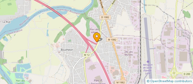 localisation de l'entreprise HERVE CHANAVAT  ANDREZIEUX-BOUTHEON