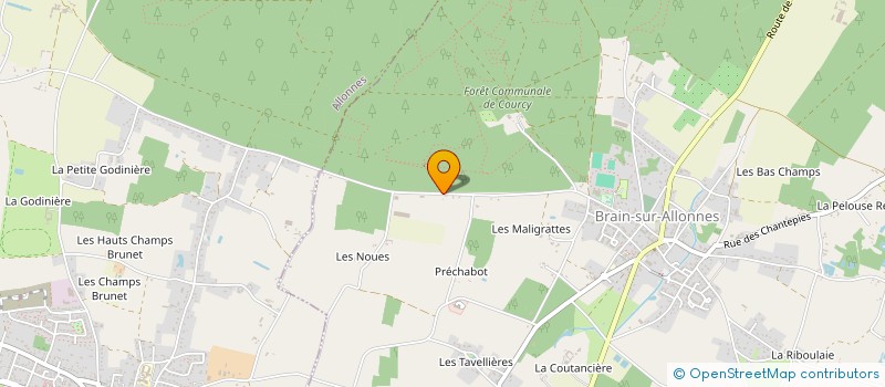 localisation de l'entreprise HERVE CONSTRUCTIONS  BRAIN-SUR-ALLONNES