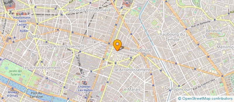 localisation de l'entreprise HERVE D. - EBENISTE à PARIS