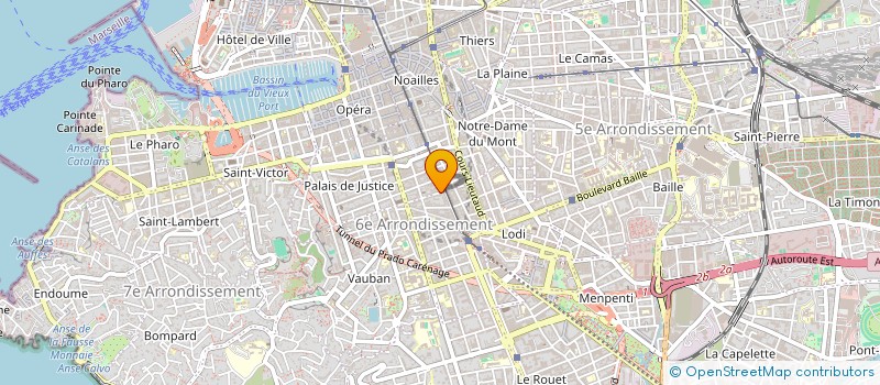 localisation de l'entreprise HERVE DERSAHAKIAN  MARSEILLE