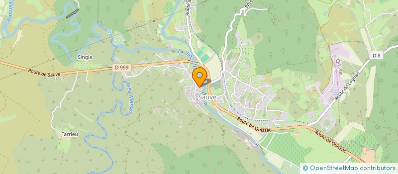 localisation de l'entreprise HERVE DESTAS-JULLIEN  SAUVE