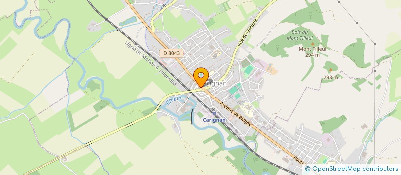 localisation de l'entreprise HERVE FERON  CARIGNAN