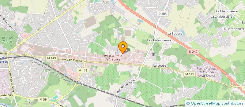 localisation de l'entreprise HERVE FONTENEAU à HAUTE-GOULAINE