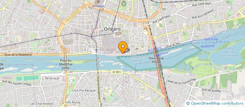 localisation de l'entreprise HERVE FONTOIN à ORLEANS