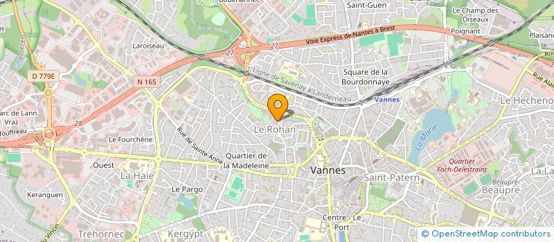 localisation de l'entreprise HERVE FRERES à VANNES