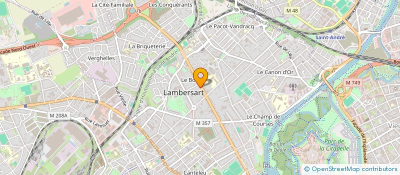 localisation de l'entreprise HERVE FUGALDI INVEST à LAMBERSART