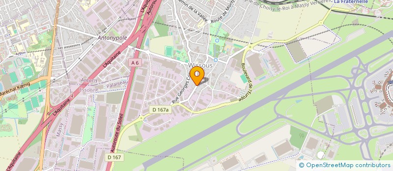 localisation de l'entreprise HERVE GIEU  WISSOUS