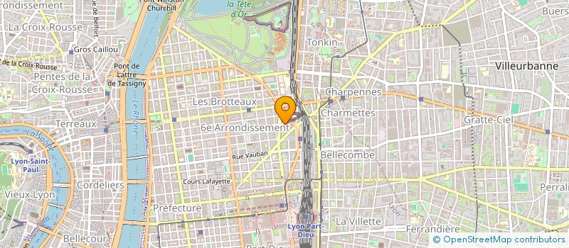 localisation de l'entreprise HERVE LACHIZE CONSULTING à LYON