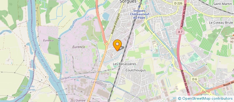 localisation de l'entreprise HERVE LILLO - HYDROCLIM  SORGUES