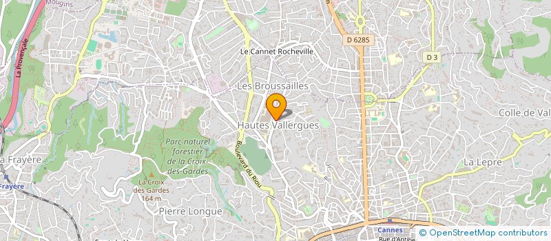 localisation de l'entreprise HERVE & LORSOLO à CANNES