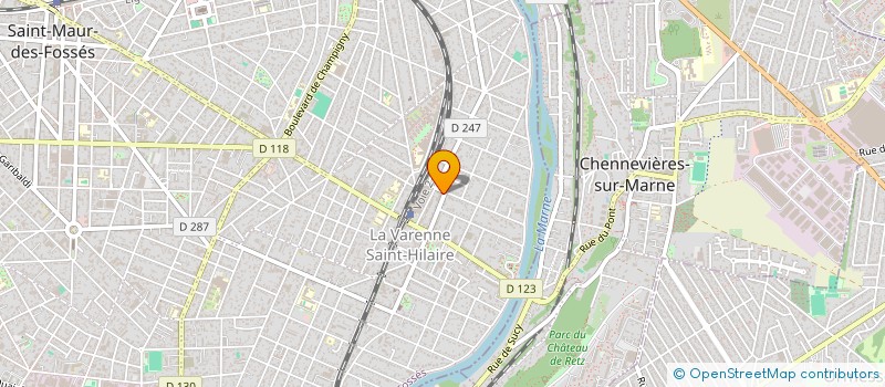 localisation de l'entreprise HERVE MATHIEU CONSEILS à SAINT-MAUR-DES-FOSSES