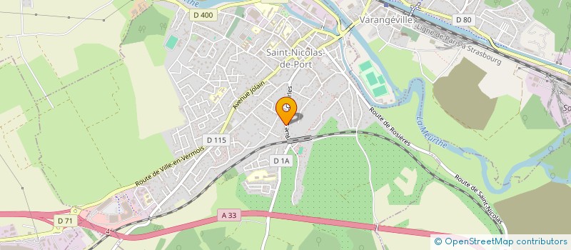 localisation de l'entreprise HERVE MD  SAINT-NICOLAS-DE-PORT