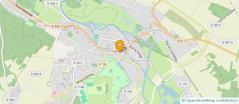 localisation de l'entreprise HERVE MOREL COURTAGE & NEGOCE à NOGENT-LE-ROI