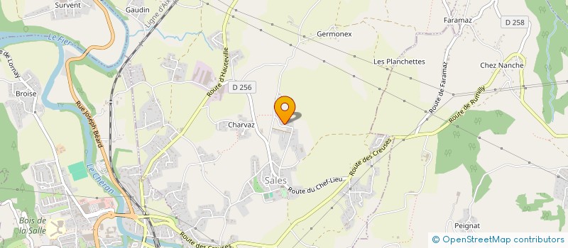 localisation de l'entreprise HERVE MUGNIER FINANCES  SALES