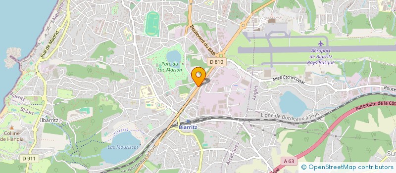 localisation de l'entreprise HERVE PICOT SA à BIARRITZ