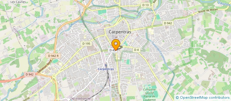 localisation de l'entreprise HERVE PIERRE IMMOBILIER à CARPENTRAS