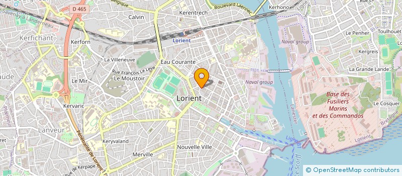 localisation de l'entreprise HERVE PLASSART SARL à LORIENT