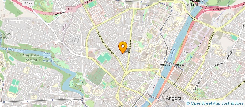 localisation de l'entreprise HERVE PRODUCTIONS à ANGERS