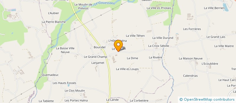 localisation de l'entreprise HERVE - RAULT à LAMBALLE-ARMOR