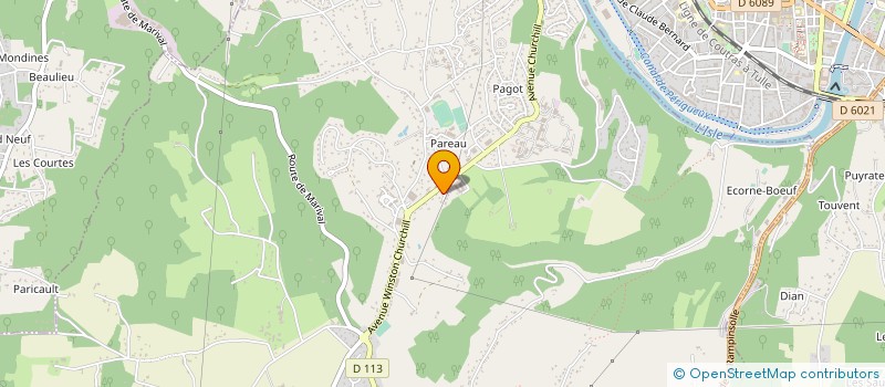 localisation de l'entreprise HERVE ROBIN CHOCOLATIER  SANILHAC