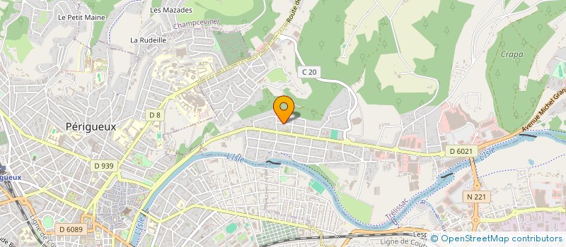 localisation de l'entreprise HERVE ROBIN IMMOBILIER PX  TRELISSAC