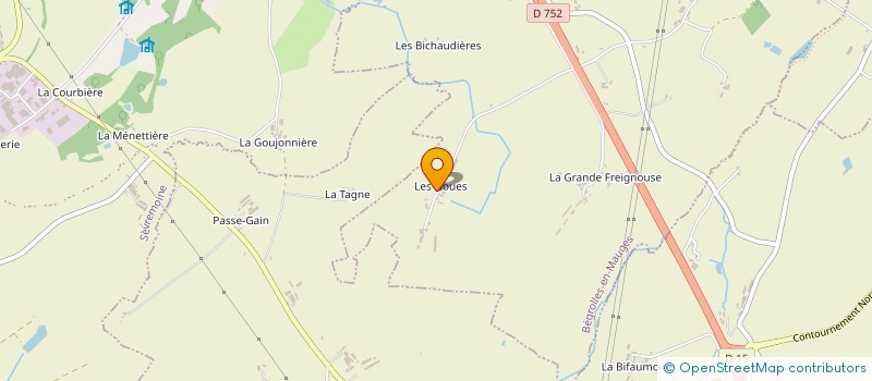 localisation de l'entreprise HERVE THIERRY à LE MAY-SUR-EVRE