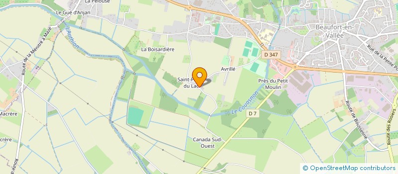 localisation de l'entreprise HERVE THOMAS à BEAUFORT-EN-ANJOU