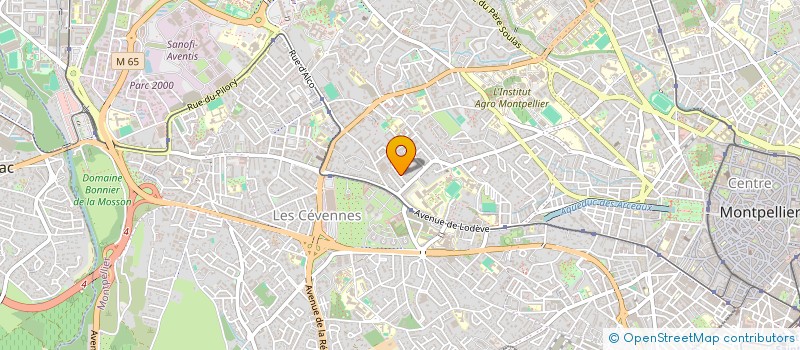 localisation de l'entreprise HERVE TRIVIDIC à MONTPELLIER