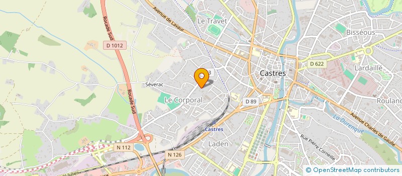localisation de l'entreprise HERVEL TRAVAIL à CASTRES