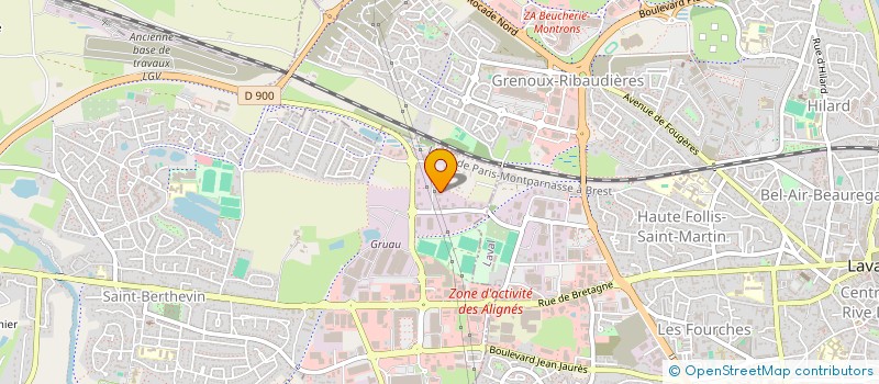 localisation de l'entreprise HERVEMECA  SAINT-BERTHEVIN