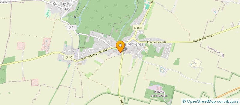 localisation de l'entreprise HERVEST CAPITAL  LES MOLIERES