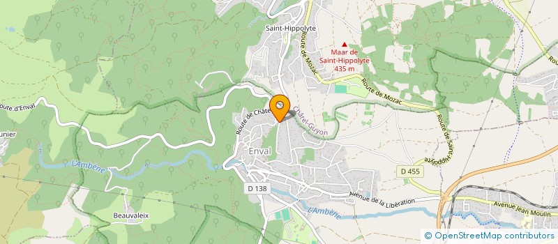 localisation de l'entreprise HERVEST IMMO  ENVAL