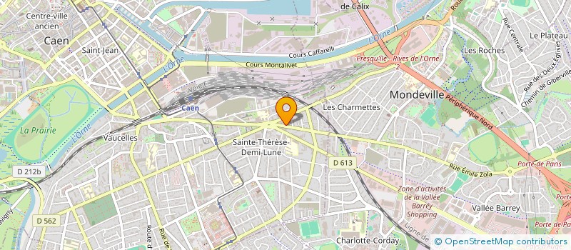 localisation de l'entreprise HERVIEU à CAEN