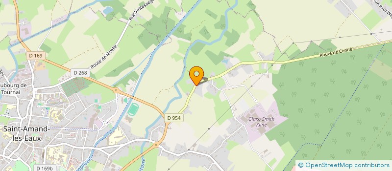 localisation de l'entreprise HERVIEU PARAMEDICAL  SAINT-AMAND-LES-EAUX