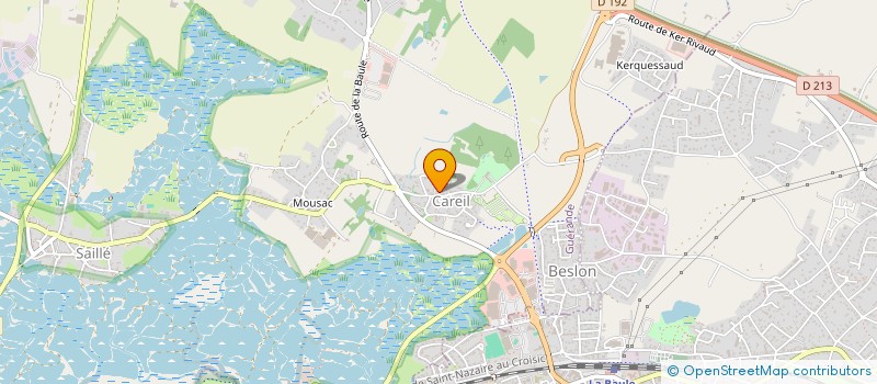 localisation de l'entreprise HERVIEUX INDIVISION  GUERANDE