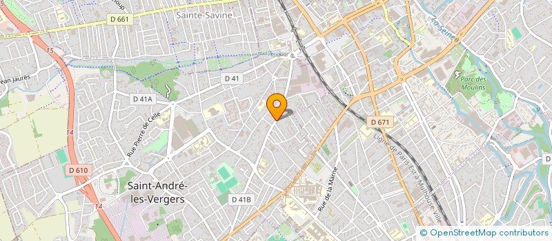 localisation de l'entreprise HERVILLE  SAINT-ANDRE-LES-VERGERS