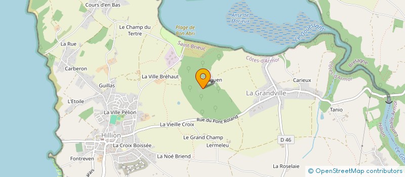 localisation de l'entreprise HERVIOU ET ASSOCIES à HILLION