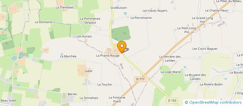 localisation de l'entreprise HERVO IMMO à BRIE