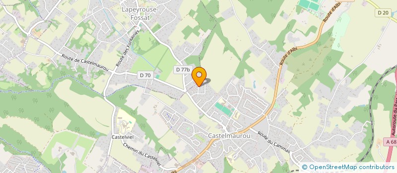 localisation de l'entreprise HERVOIS KINE CIMES  CASTELMAUROU