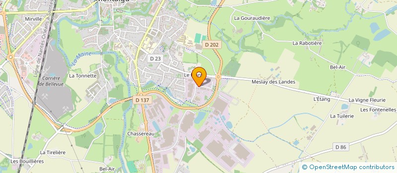 localisation de l'entreprise HERVOUET FILS à MONTAIGU-VENDEE