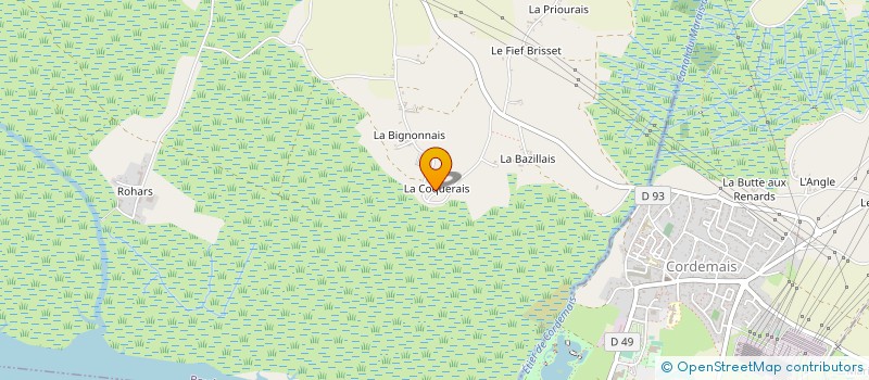 localisation de l'entreprise HERVOUET-LANOE à SAVENAY