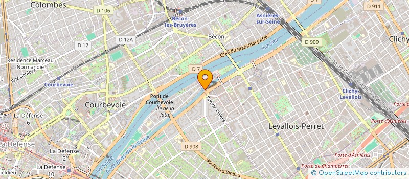 localisation de l'entreprise HERVUS à NEUILLY-SUR-SEINE