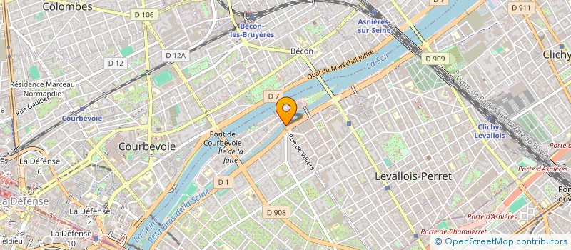 localisation de l'entreprise HERVUS REAL ESTATE à NEUILLY-SUR-SEINE