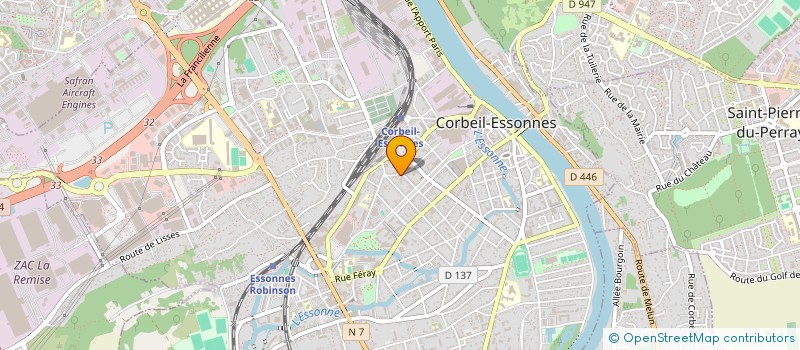 localisation de l'entreprise HERVY à CORBEIL-ESSONNES