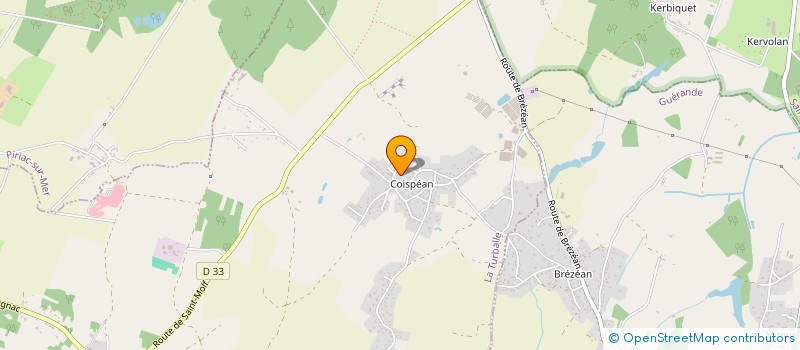 localisation de l'entreprise HERVY-SABLE  LA TURBALLE